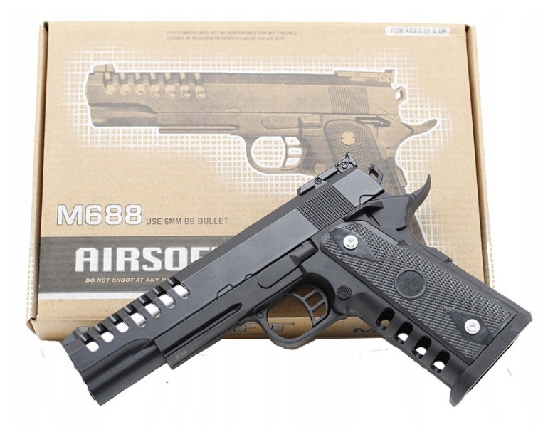 Airsoftová zbraň, pištoľ M688 replika VYPR